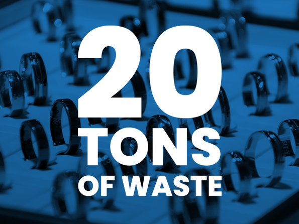 20 tons of waste