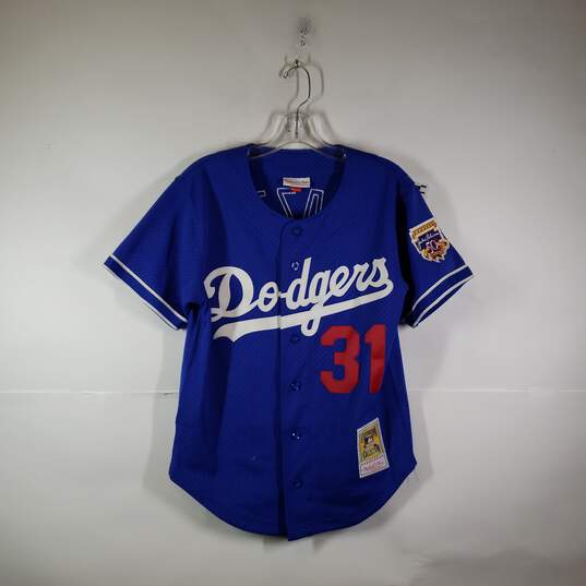 Buy the Mens Los Angeles Dodgers Mike Piazza Baseball-MLB Jersey