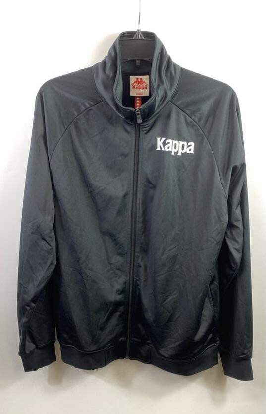 Kappa Men Black Track Jacket L image number 1
