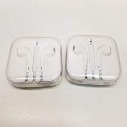 Apple Wired iPhone iPad IPod Ear Buds Bundle Lot of 6 alternative image