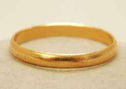 10K Yellow Gold Wedding Band Ring 1.7g alternative image