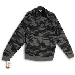 NWT Russell Athletic Mens Black Gray Camouflage Pullover Hoodie Size Large alternative image