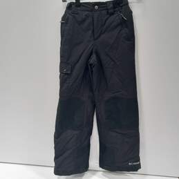 Columbia Youth Bugaboo Omni-Tech Black Ski Pants Size S (8)