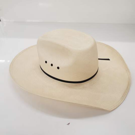 Resistol PBR 10X Shantung Panama Western Hat Men's Size 7-1/2 image number 2