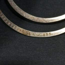 Bundle Of 3 Sterling Silver Hoop Earrings - 29.0g alternative image