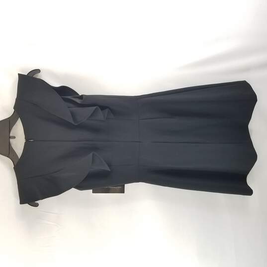 French Connection Women Black Ruffle Dress 0 NWT image number 2