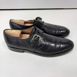 Ferragamo Men's Black Leather Dress Shoes Size 10 w/Inserts alternative image