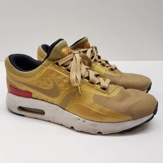 Nike Air Max Zero QS 'Metallic Gold' Sneakers Men's Size 7 image number 3