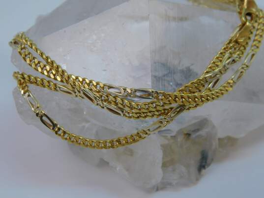18K Yellow Gold Figaro Chain Necklace 13.9g image number 9