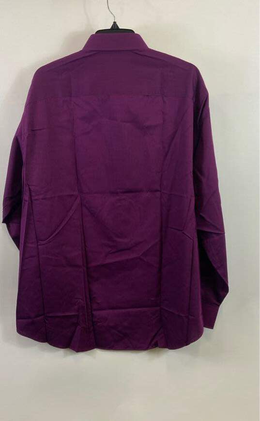 Geoffrey Beene Purple Long Sleeve - Size X Large image number 2