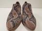 Lucky Brand Tresee Leather Snakeskin Print Ankle Heel Boots Shoes Size 9.5 M image number 2