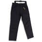 NWT Mens Black Relaxed Fit Slash Pocket Straight Leg Work Pants Size 32X32 image number 1