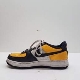 Nike Air Force 1 Low Jersey Mesh (GS) Athletic Shoes Black Gold DQ7779-700 Size 5Y Women's Size 6.5 alternative image