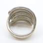Silpada Sterling Silver Modern Maze Flat Coil Wrap Ring 11.7g image number 4