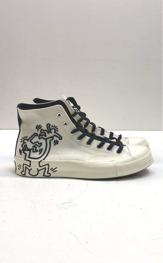 Converse All Star X Keith Haring Chuck 70 Hi Sneakers White 9.5 image number 1