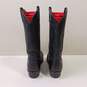 CLB Lucchese 2000 Black Leather Western Cowboy Boots Size 8.5E image number 4