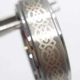 Tungsten Silver Tone Design Metal Sz 11 Ring Bundle 12pcs 190.8g