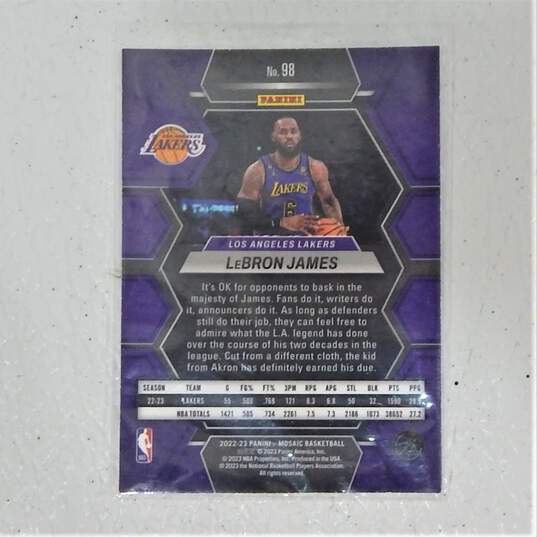 5 LeBron James Basketball Cards Lakers Cavs image number 5
