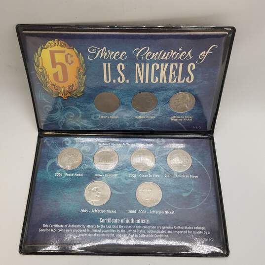 Three Centuries Of U.S. Nickels W/C.O.A 95.4g image number 1