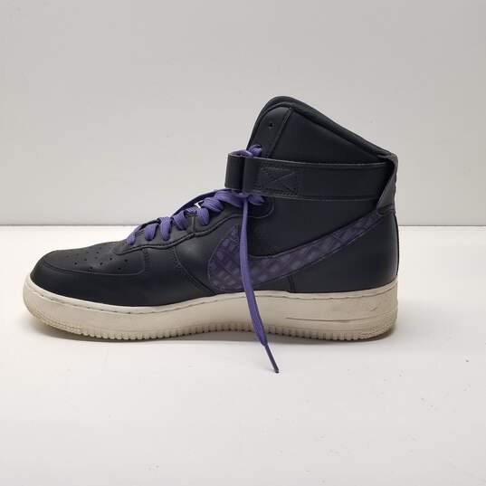 Nike Air Force 1 High 07 LV8 Purple Croc Skin Casual Shoes Men's Size 12 image number 2