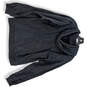 Mens Black Long Sleeve Pockets Pullover Hoodie Size Medium image number 2