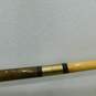 Vintage Brass Knob Carved Wood Walking Stick Cane Concealed Pool Cue image number 4
