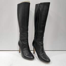 Saks 5th Ave Women's Tall Black Stiletto Heeled Boots Size 6