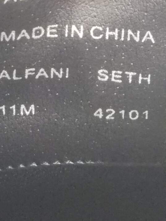 Alfani Men's Seth Black Faux Leather Derby Dress Shoes Size 11 image number 8