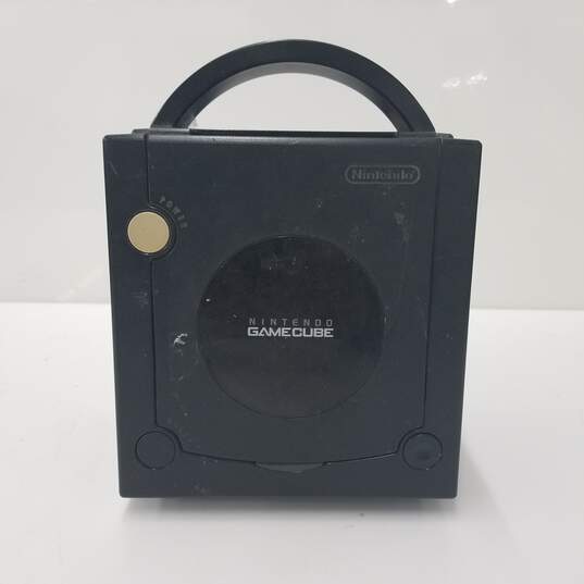 Nintendo GameCube Black Console w Orange GameCube Controller P & R ONLY image number 2