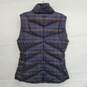 WOMEN'S PATAGONIA 'DOWN WITH IT' NAVY PUFFER VEST SZ SMALL image number 2