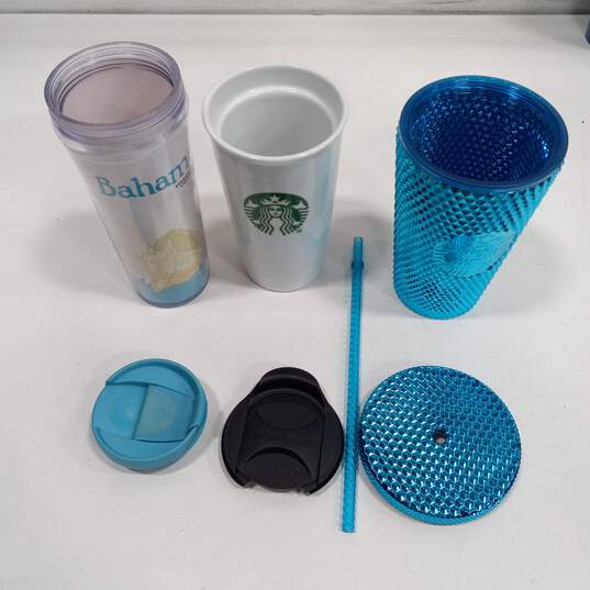 Bundle of 10 Assorted Starbucks Travel Cups image number 3