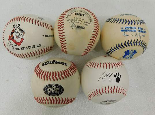 (5) Assorted Baseballs image number 1