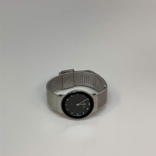 Designer Skagen Freja 358SSSBD Stainless Steel Round Dial Analog Wristwatch image number 3