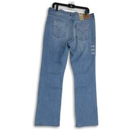 NWT Levi Strauss & Co. Womens Light Blue Denim Straight Leg Jeans Size 14 alternative image