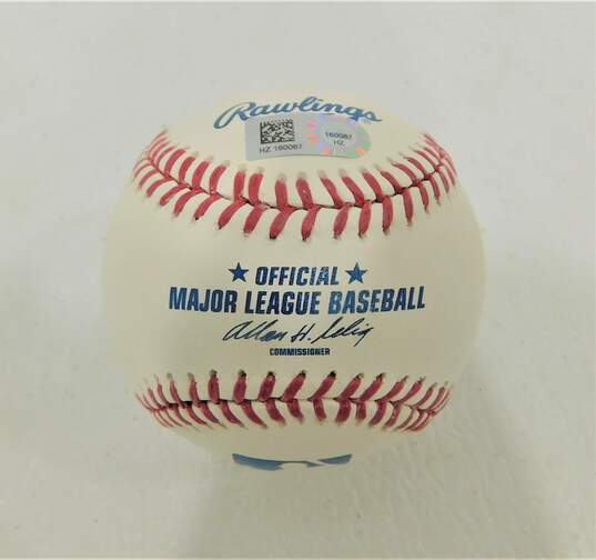 Jonathan Lucroy Autographed Baseball w/ COA Milwaukee Brewers image number 2