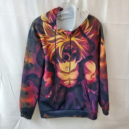 Seven Deadly Sins Anime All-Over Print Hoodie Size XL image number 1