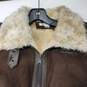 Women's Brown Dressbarn Brow Leather Jacket Size S image number 4