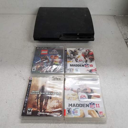Sony PlayStation 3 Slim PS3 320GB Console Bundle with Games #15 image number 1