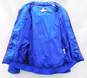 NFL Blue Red NY Giants Puffer Jacket Womens SZ M image number 2
