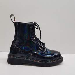 Dr. Martens 1460 Pascal Patent Iridescent Boots Black 6