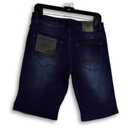 NWT Womens Blue Denim Medium Wash Stretch Pockets Bermuda Shorts Size 30 alternative image