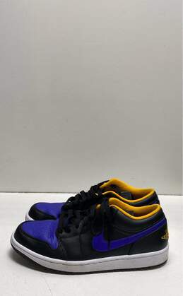 Air Jordan 553558-075 1 Low Dark Concord Sneakers Men's Size 9