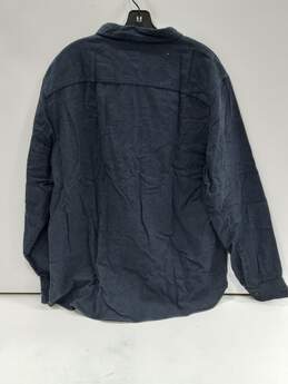 Pendleton Men's Burnside Navy Blue Wool Button-Up Shirt Size XL alternative image