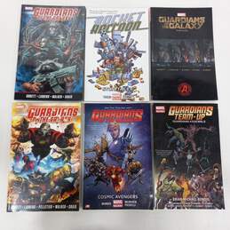6PC Marvel Comics Assorted Paperback Graphic Novel Bundle