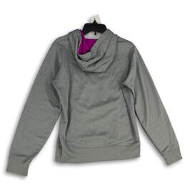 Womens Purple Gary Long Sleeve Drawstring Pullover Hoodie Size Medium alternative image