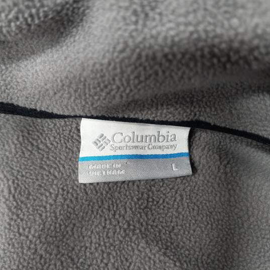 Columbia Full Zip Softshell Fleece Jacket Men's Size L image number 3