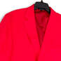 Mens Pink Notch Lapel Pockets Single Breasted Two Button Blazer Size 50L image number 3