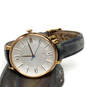 Designer Fossil ES3843 Jacqueline Black Leather Strap Analog Wristwatch image number 3