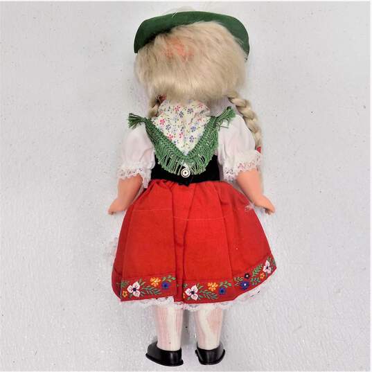 2 Vintage Hans Volk Germany Collectible Play Dolls 12 Inch Blonde Hair W/ Braids Sleepy Eyes image number 6