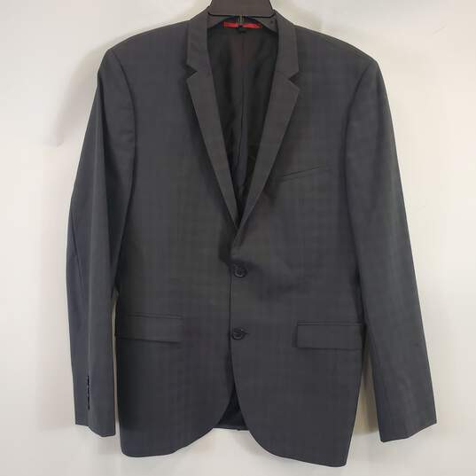Hugo Boss Men Grey Suit Jacket Sz 42R image number 1